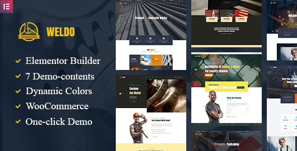 Weldo - Metal Works WordPress Theme Logo
